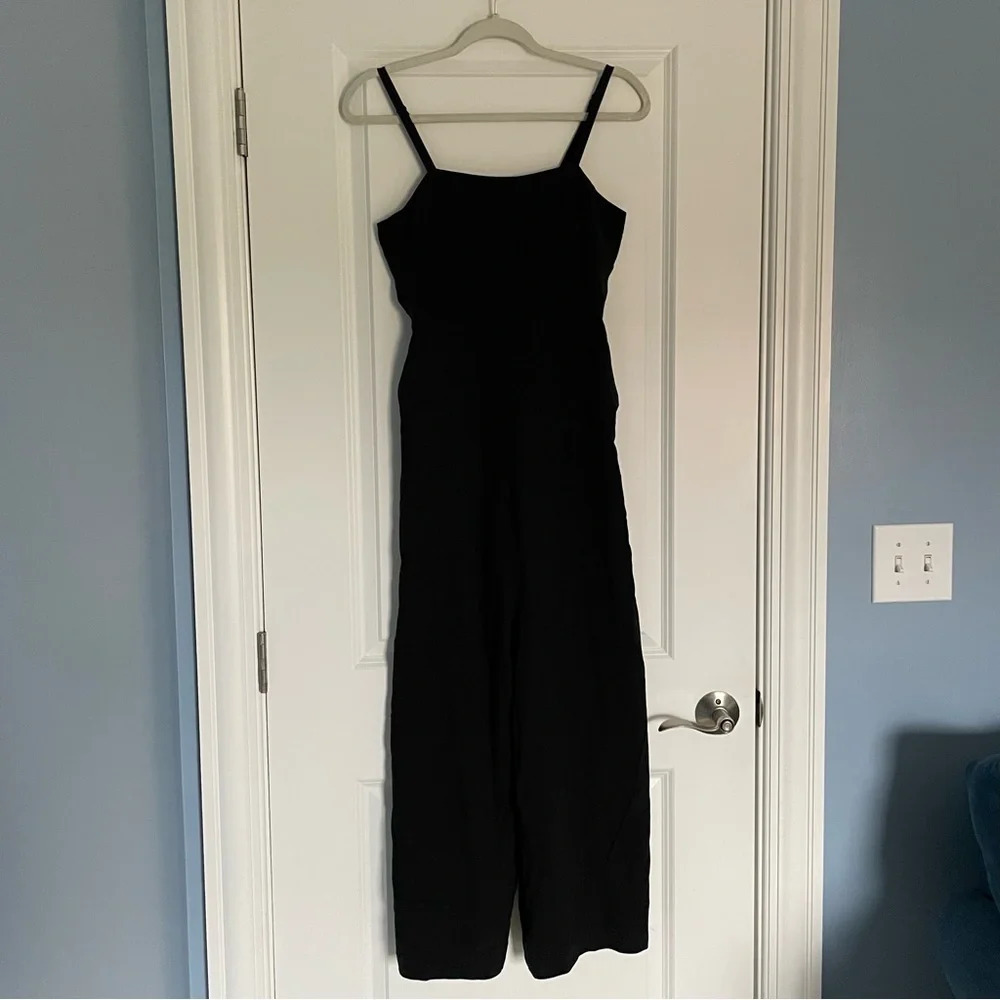 New! Madewell Square-Neck Wide-Leg Sleeveless Jumpsuit nwt 18947 - Picture 5 of 16